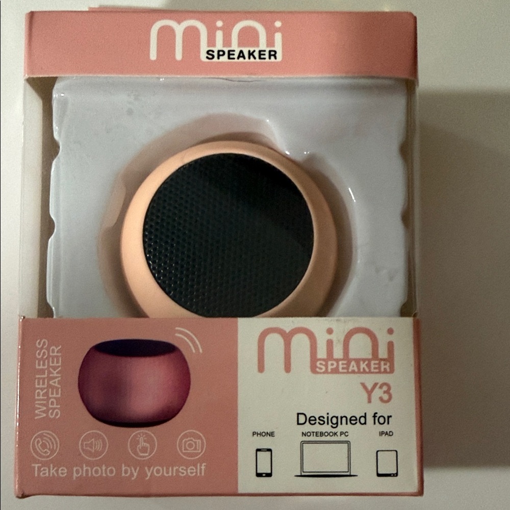 Mini Speaker Y3 - Pink